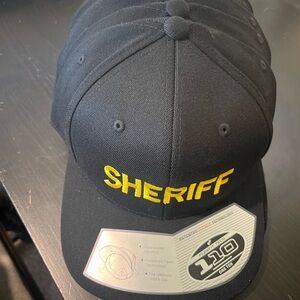 FLEXFIT 110 Black Sheriff Hat